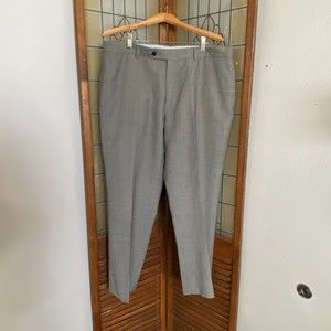 Tommy Hilfiger Slacks Size 36 Approx. Grey 100% Wool